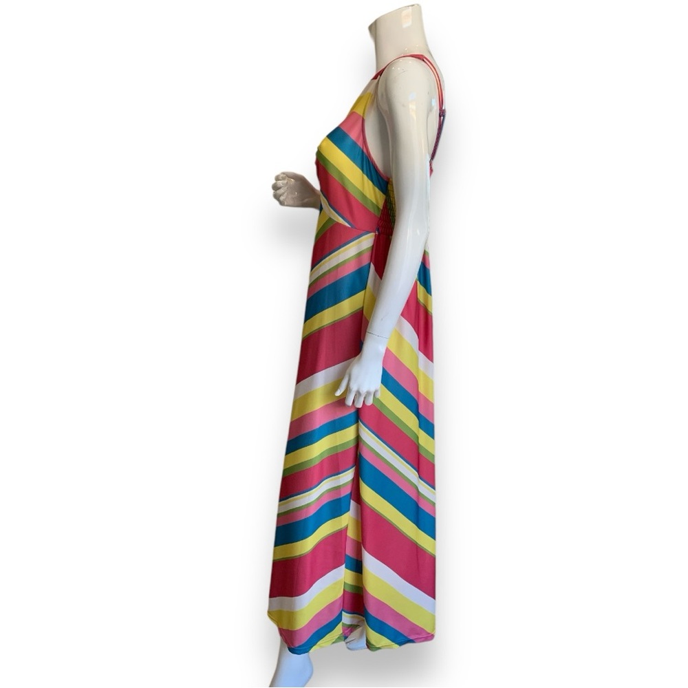 Anthony Richards Multi Colored Chevron Striped Ma… - image 4